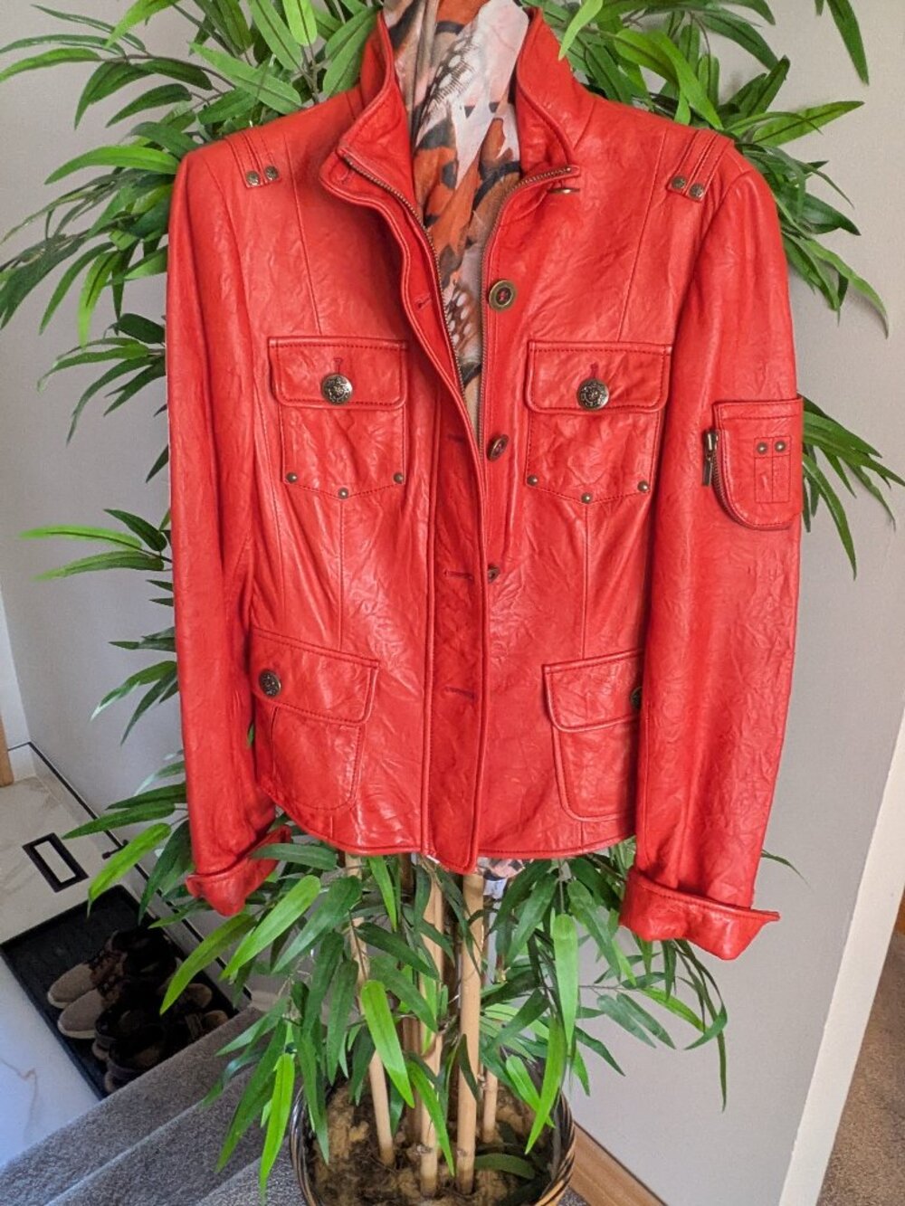 Ladies leather jacket